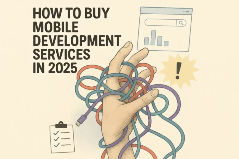 How to buy mobile development services in 2025 without losing your mind or budget.